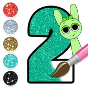 Glitter Number & ABC Coloring - Intelligent APK Download