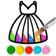 Glitter Dress Coloring Game - Intelligent APK Download