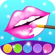 Glitter lips coloring game - Intelligent APK Download