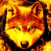 Fire Wallpaper Theme Lone Wolf - Intelligent APK Download
