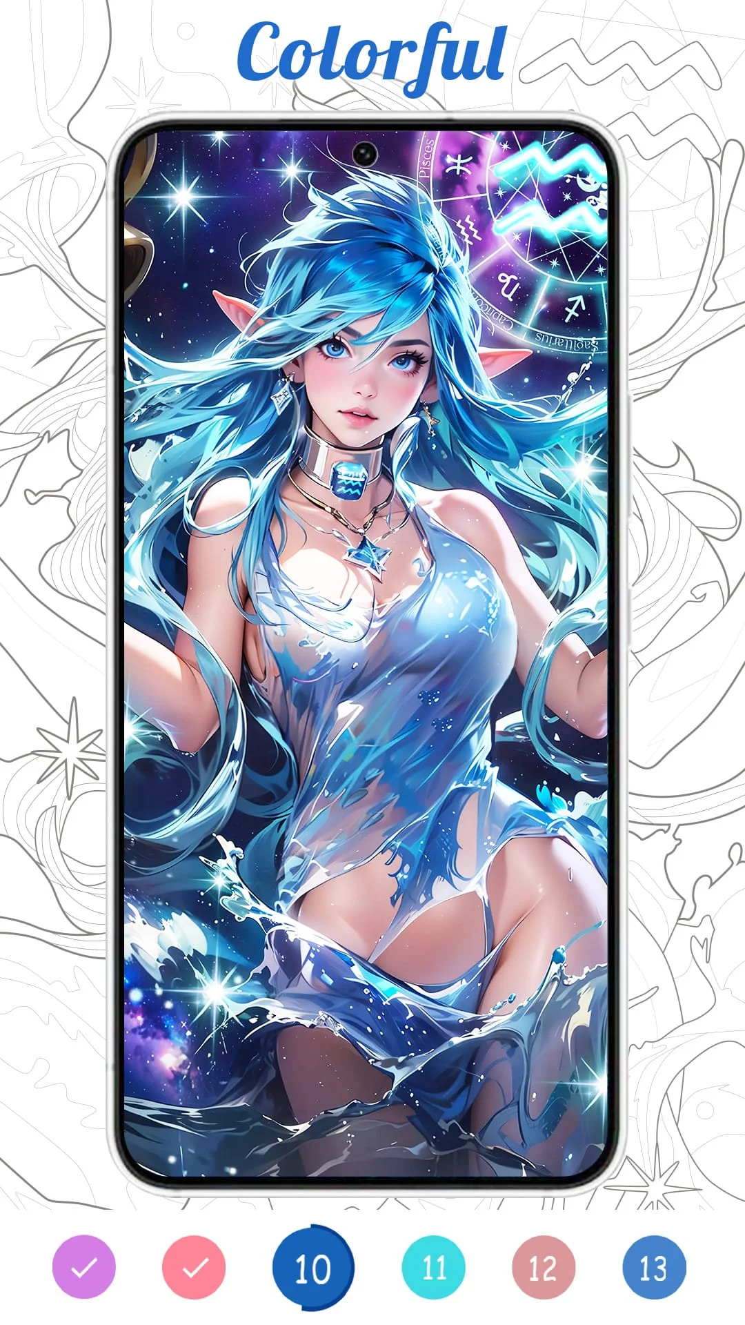 Color Spark Color By Number Screenshot 2