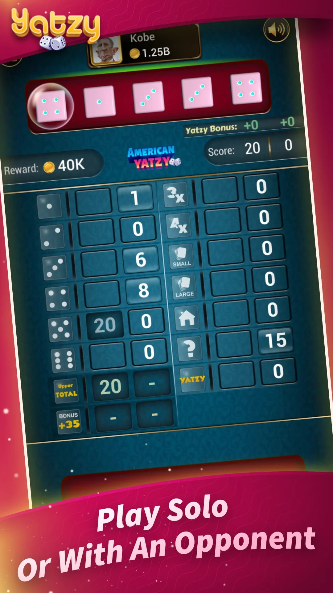 Yatzy - Offline Dice Games Screenshot 3