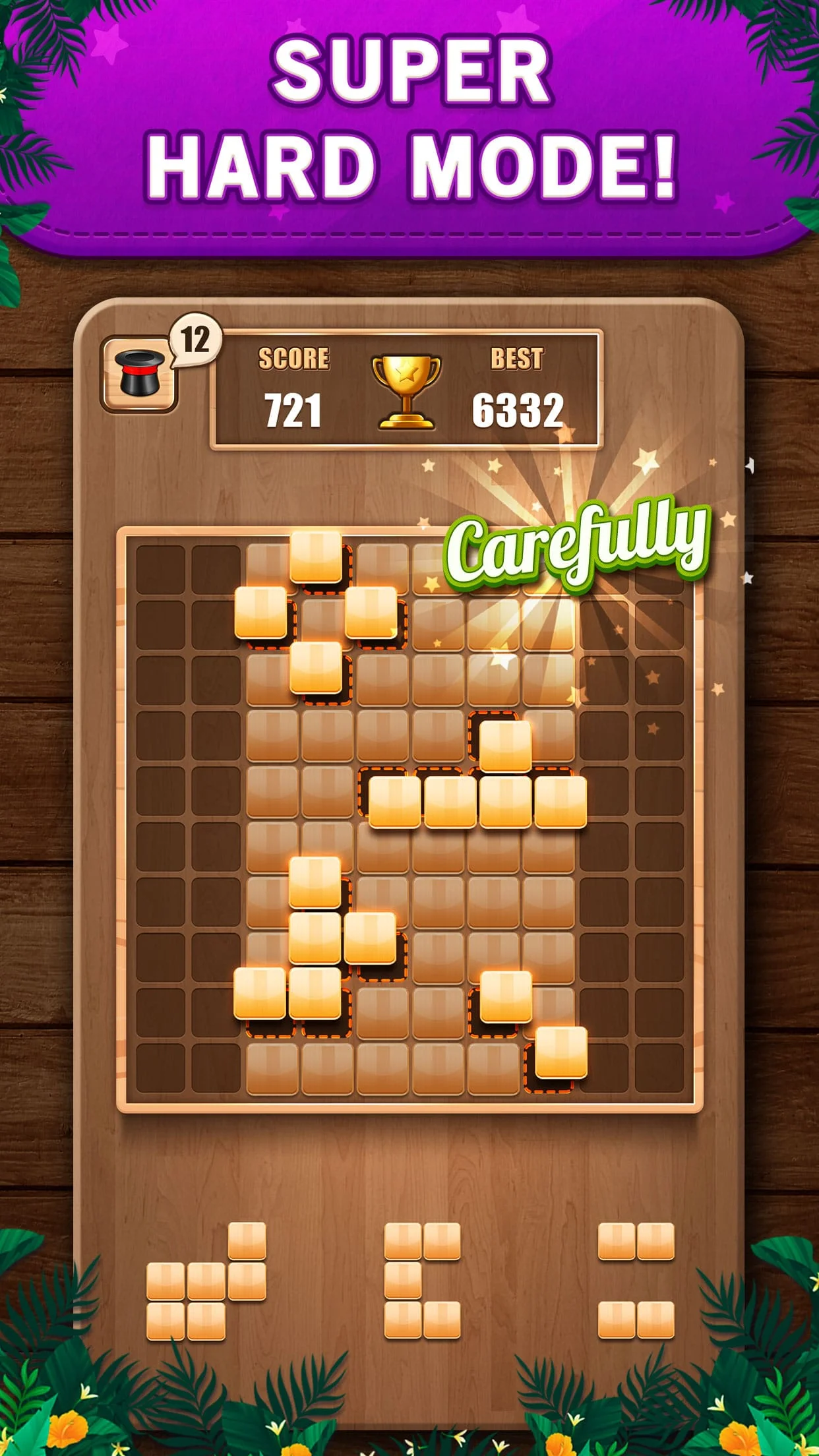 Wooden 100 Block Puzzle Game Screenshot 4