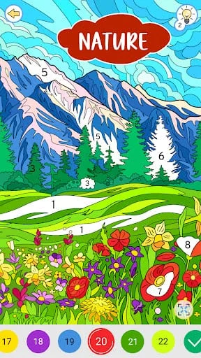 Color by Number: Coloring Book Screenshot 1