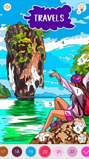 Color by Number: Coloring Book Screenshot 2