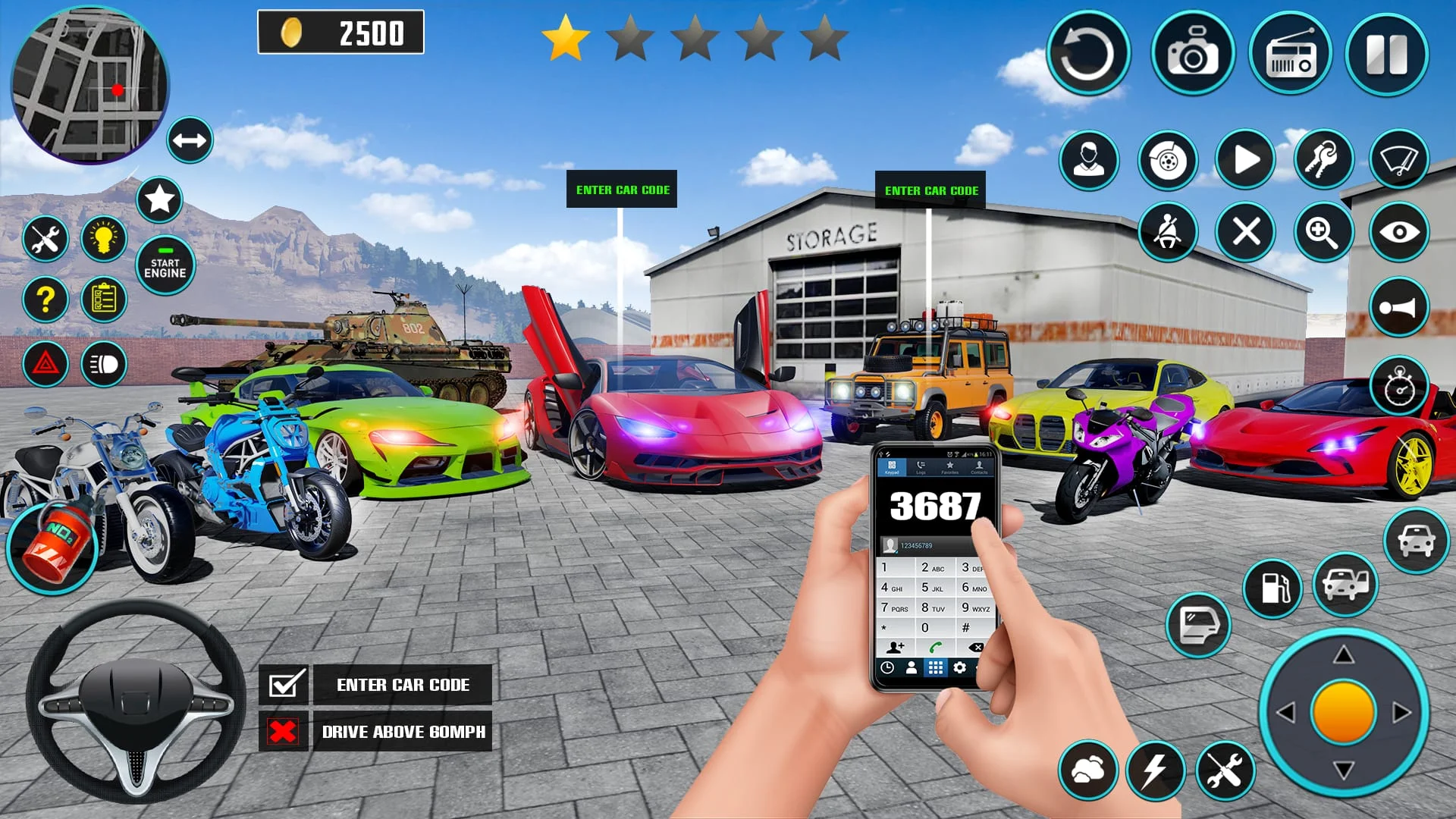 Crazy Car Transport Truck Game Screenshot 1
