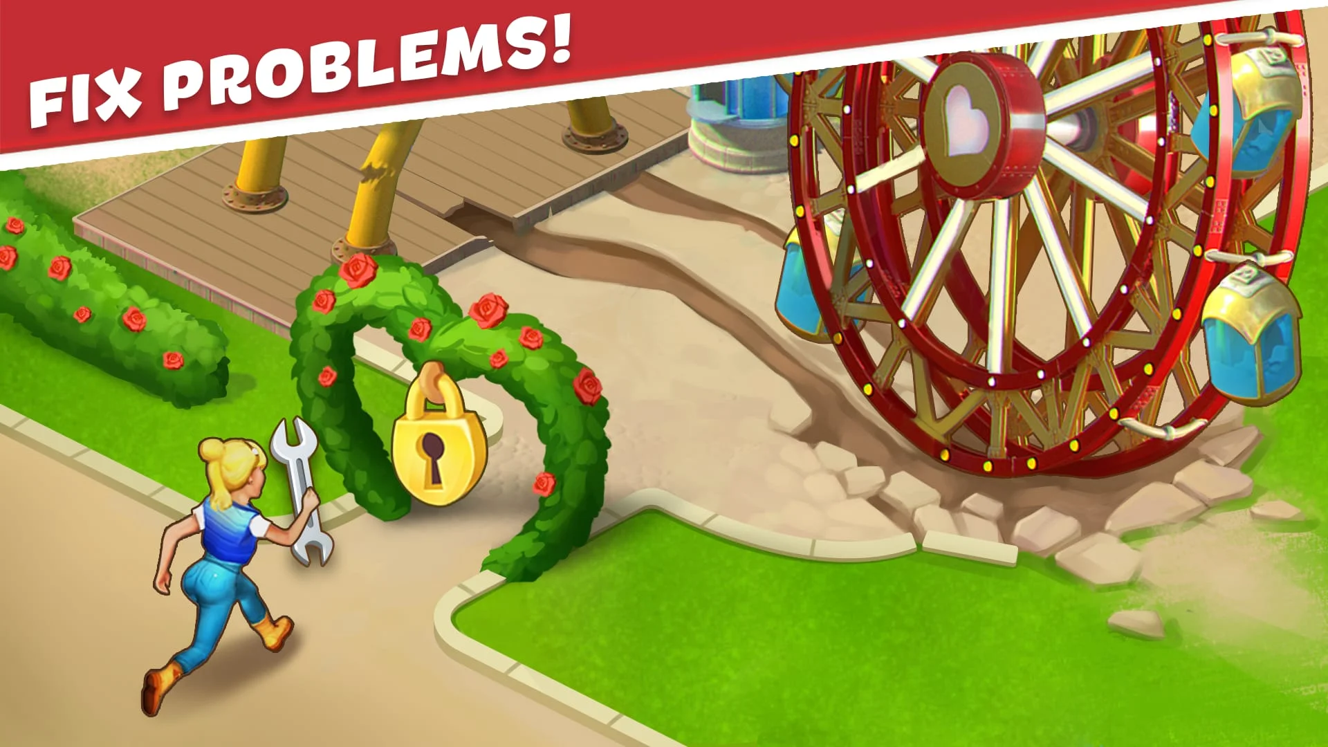 Park Town:Match 3 with a story Screenshot 3