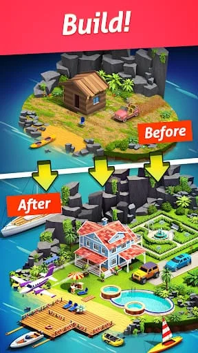 Dream Island - Merge More! Screenshot 1