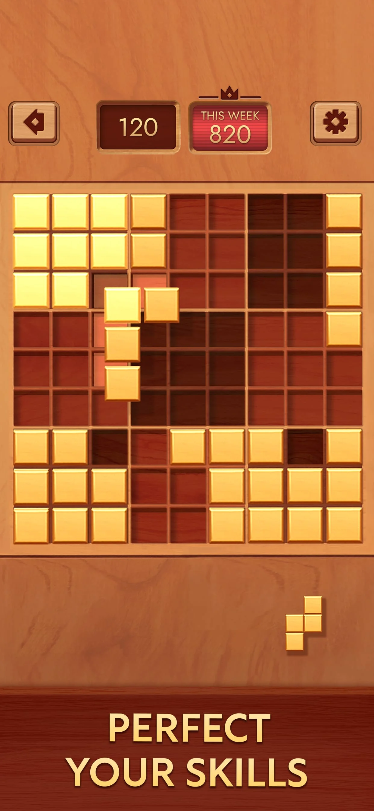 Woodoku - Wood Block Puzzle Screenshot 3