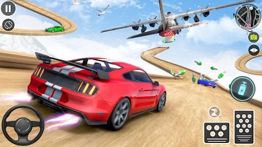 Muscle Car Stunts - Ramp Car Screenshot 2
