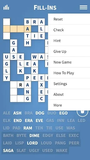 Fill-Ins · Word Fit Puzzles Screenshot 2