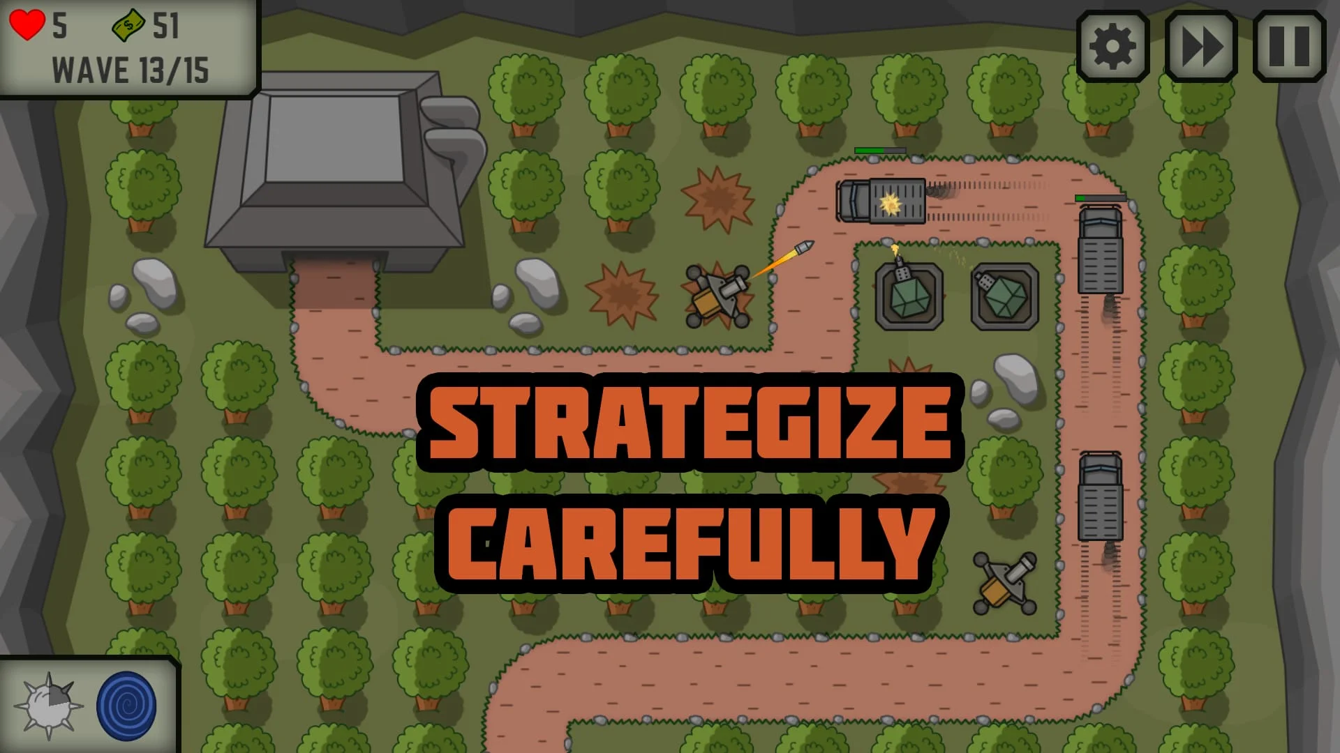 Tactical War: Tower Defense Screenshot 1