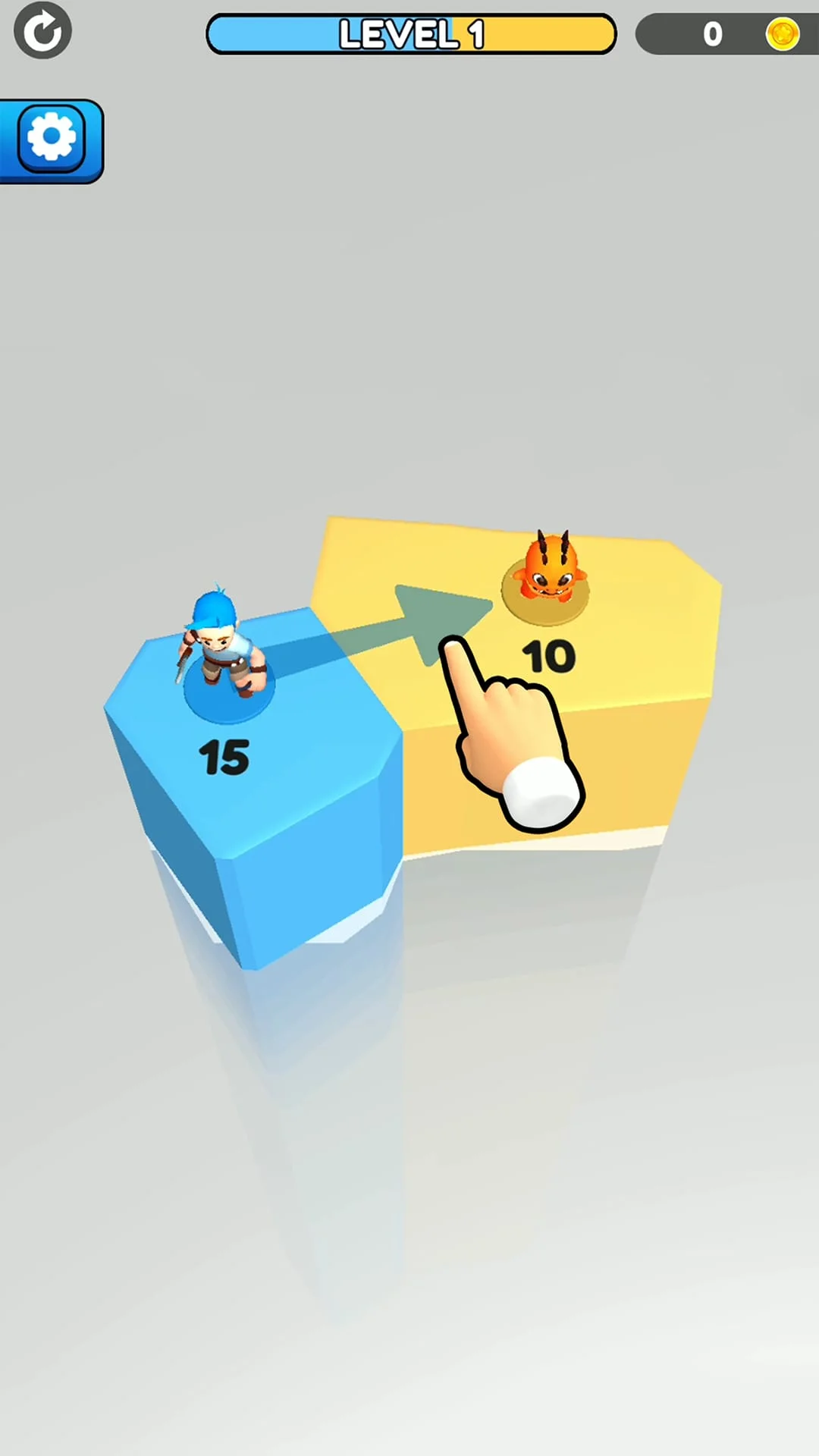 Monster Wars 3D: Mutant Puzzle Screenshot 1