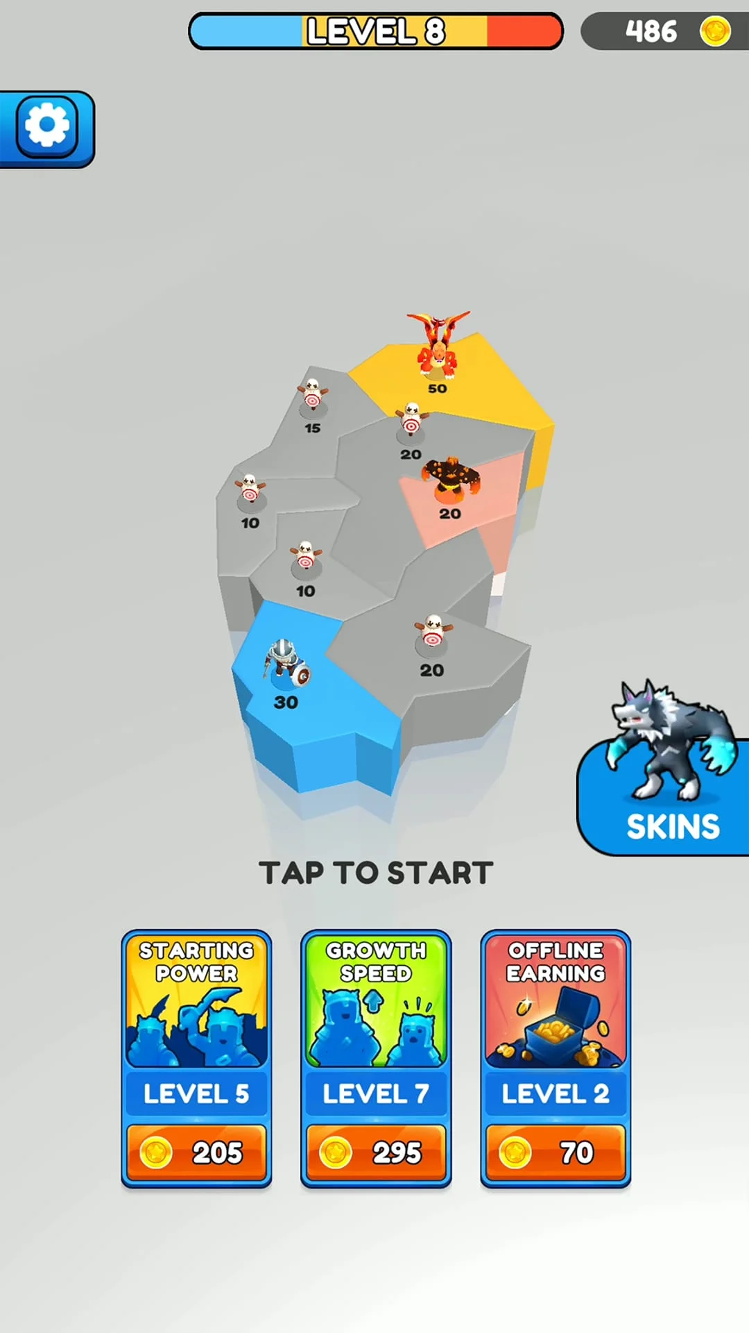 Monster Wars 3D: Mutant Puzzle Screenshot 2