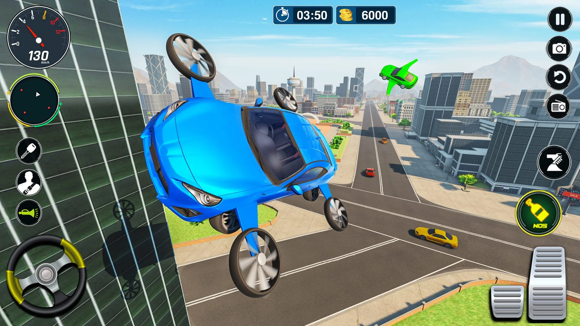 Flying Car Simulator: Car Game Screenshot 1
