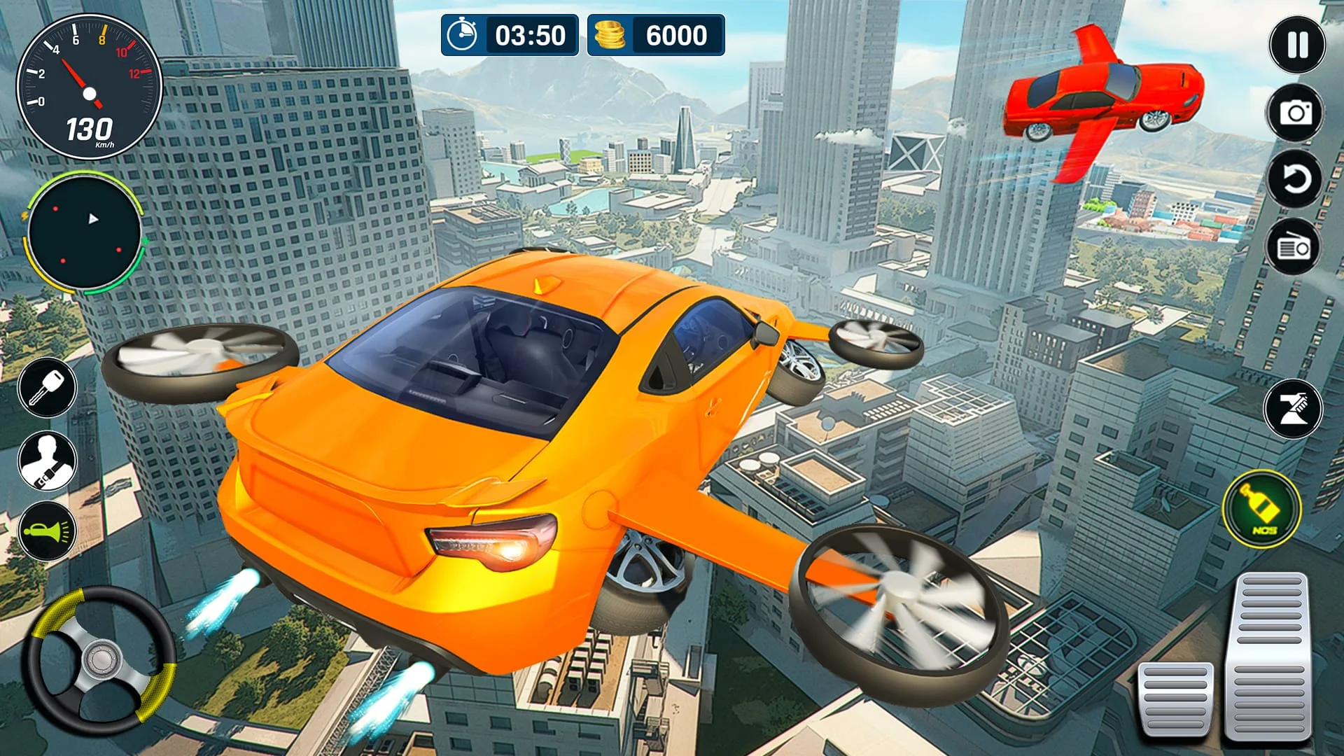 Flying Car Simulator: Car Game Screenshot 3