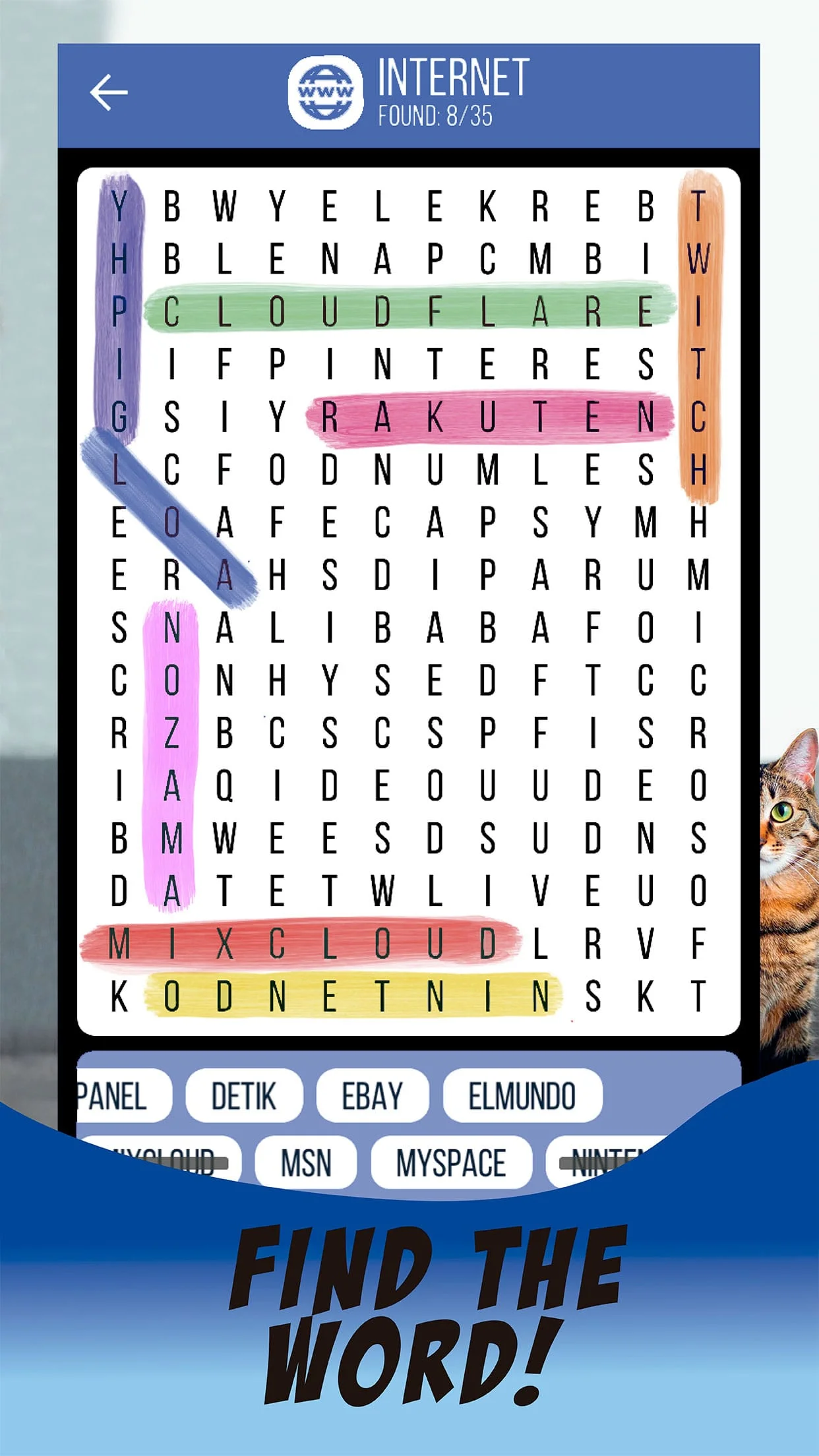 Word Search English Puzzle Screenshot 1