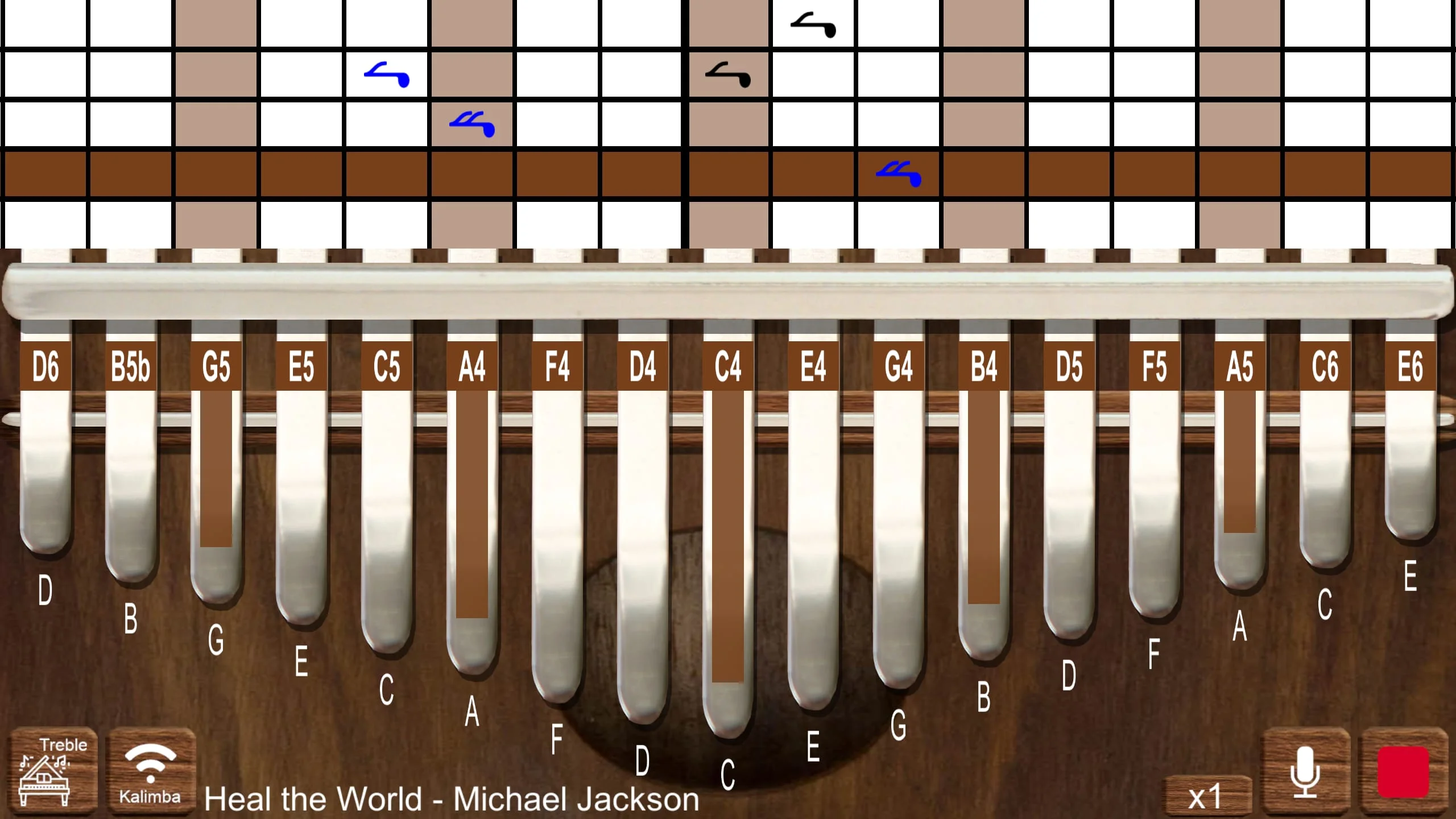 Kalimba Real Screenshot 1
