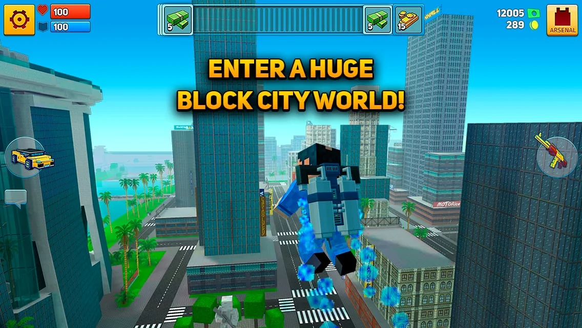 Block City Wars: Vice World 3d Screenshot 2