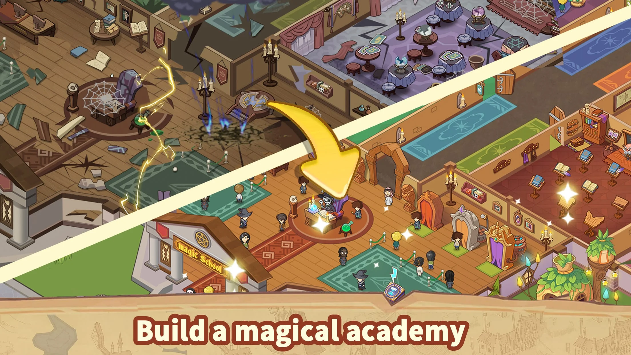 Idle Magic School Screenshot 2