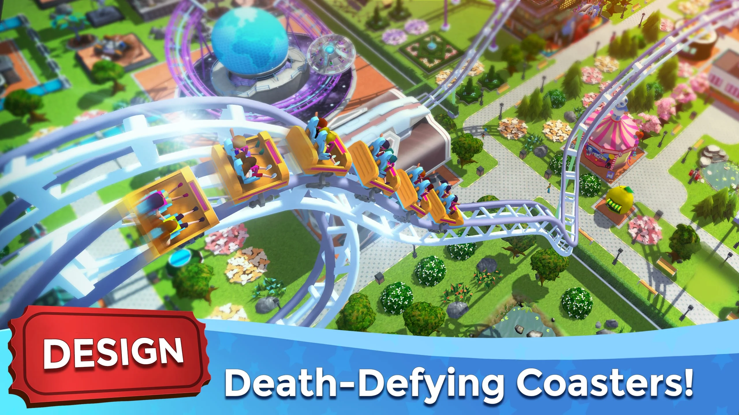 RollerCoaster Tycoon Touch Screenshot 2