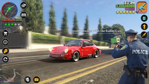 US Cop Car Chase Game 3D Screenshot 3