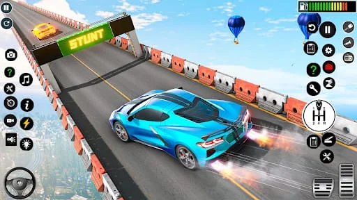 Crazy Car Stunt: Car Games 3D Screenshot 2