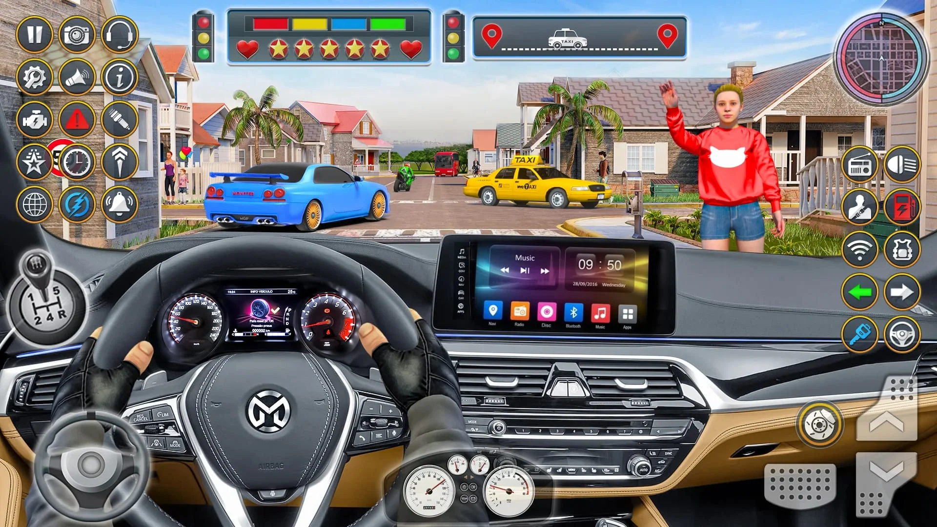 Cab Simulator Passenger Game Screenshot 1