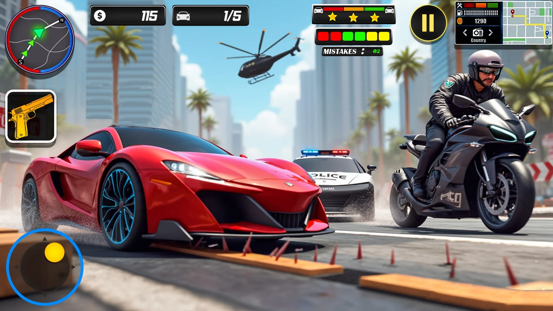 Police Moto Bike Chase Crime Screenshot 3