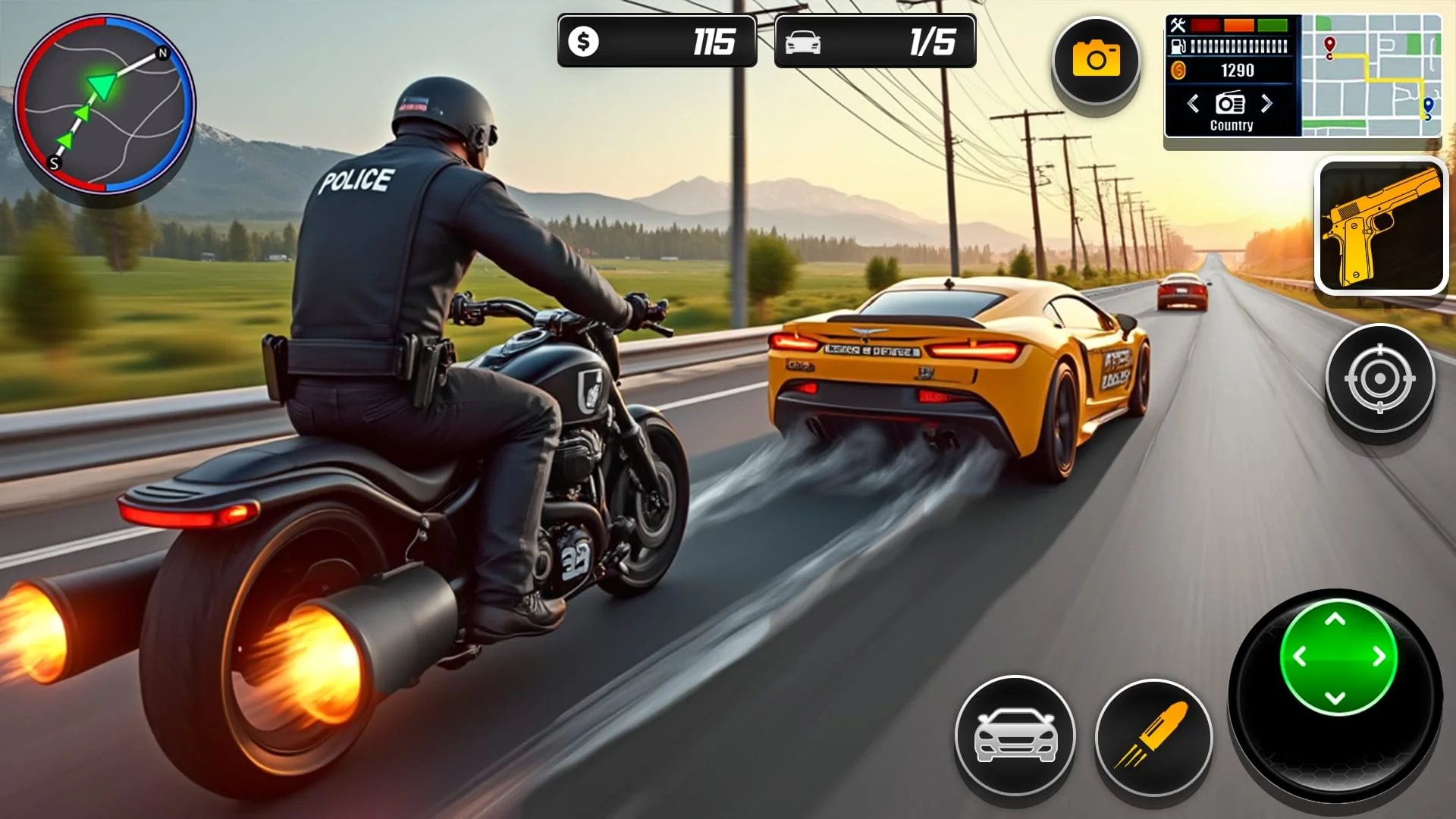 Police Moto Bike Chase Crime Screenshot 4