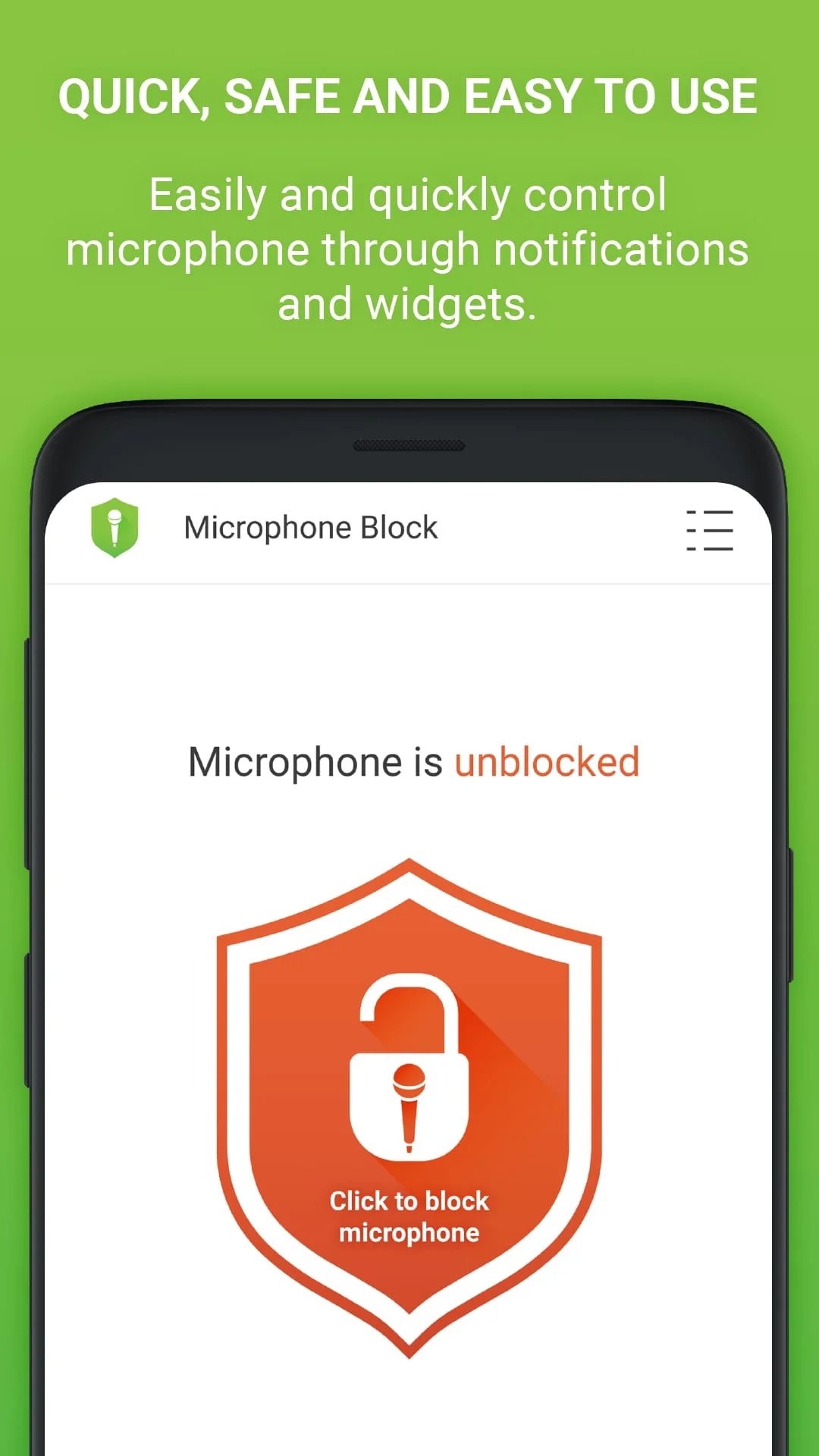 Microphone Block: Mic Anti Spy Screenshot 3