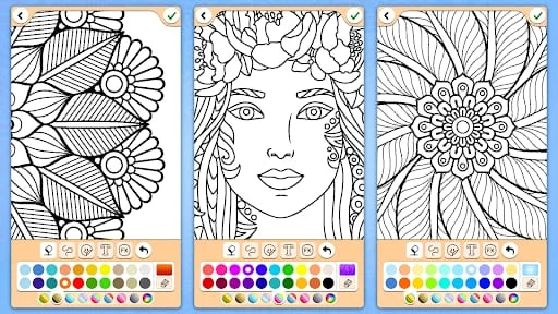 Mandala Coloring Pages Screenshot 2