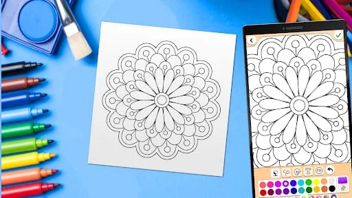 Mandala Coloring Pages Screenshot 3