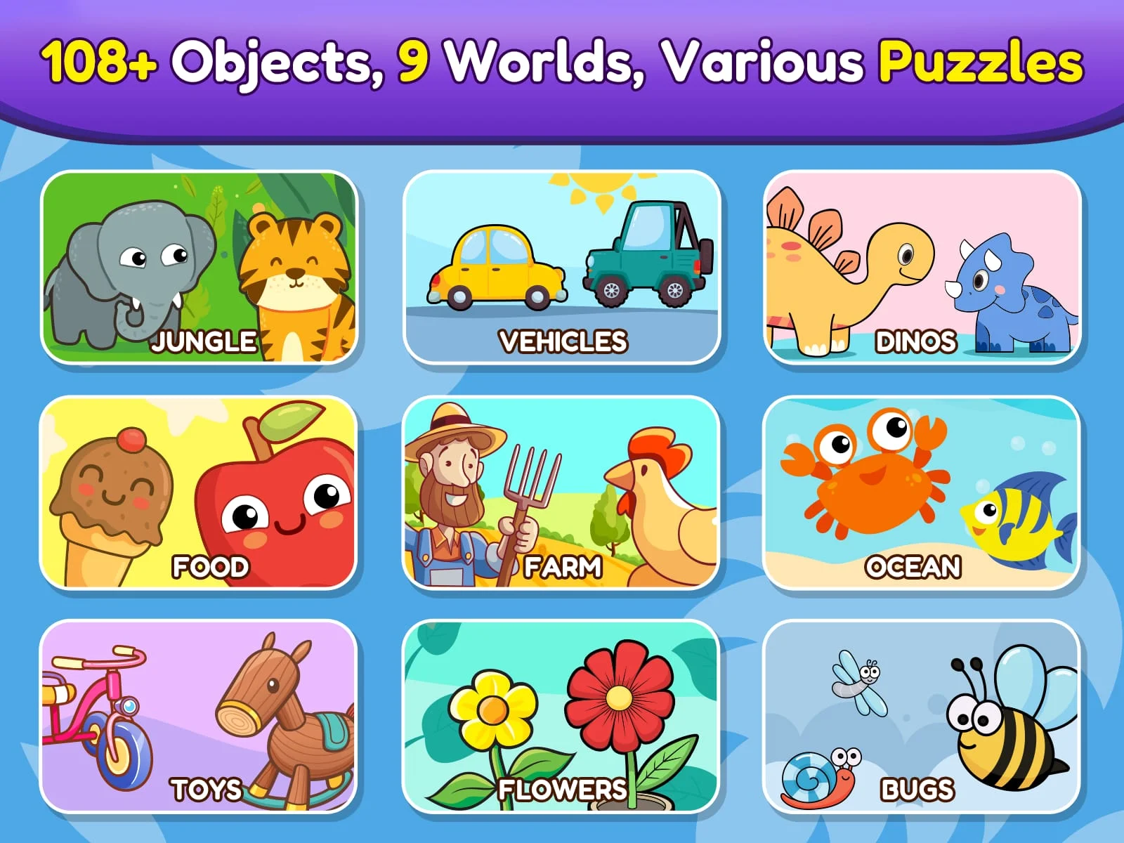 Baby Puzzle Games for Toddlers Screenshot 1