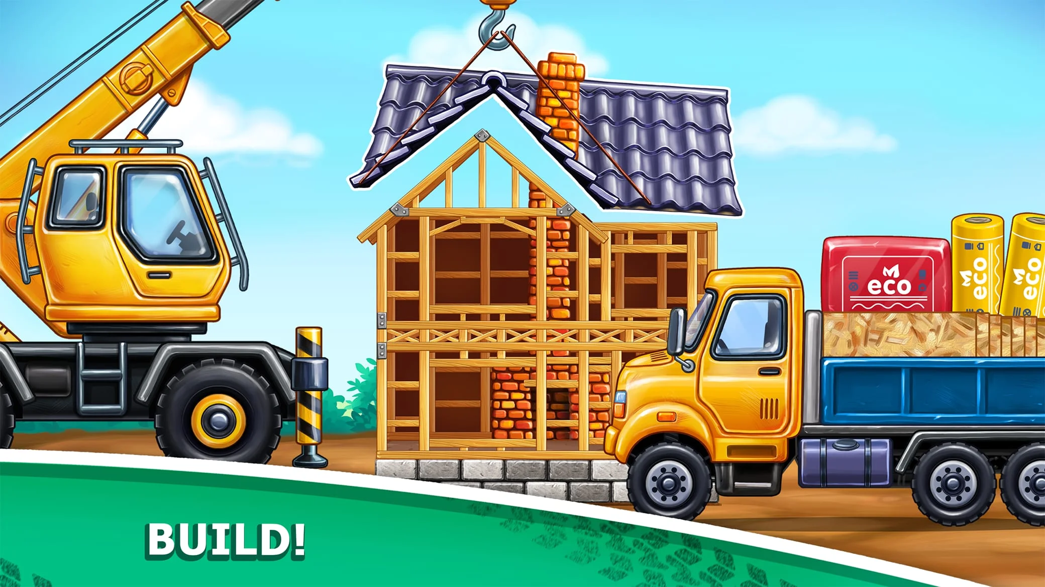 Truck games - build a house Screenshot 4