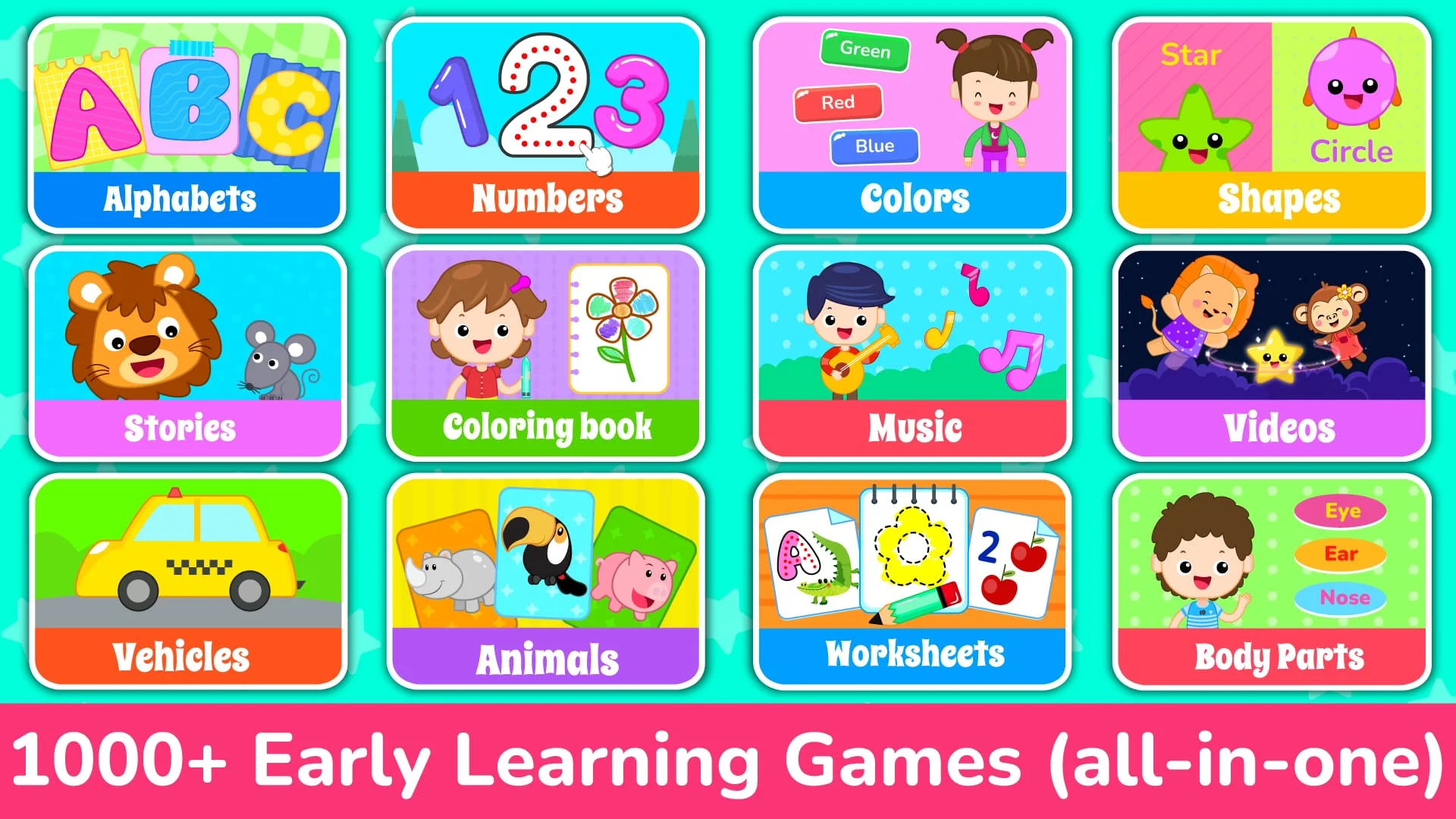 Kids Preschool Learning Games Screenshot 1
