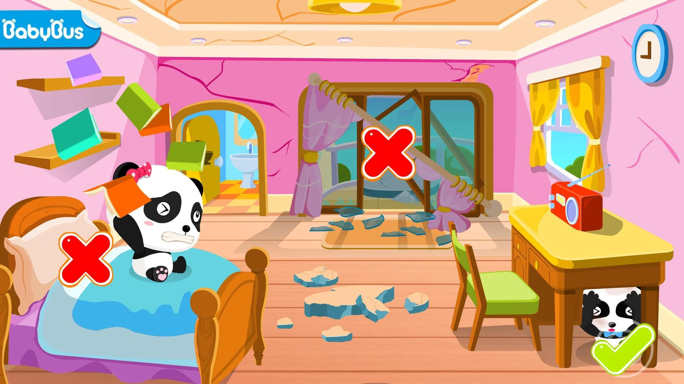 Baby Panda Earthquake Safety 1 Screenshot 1