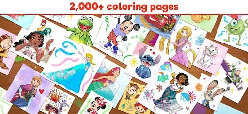 Disney Coloring World Screenshot 2