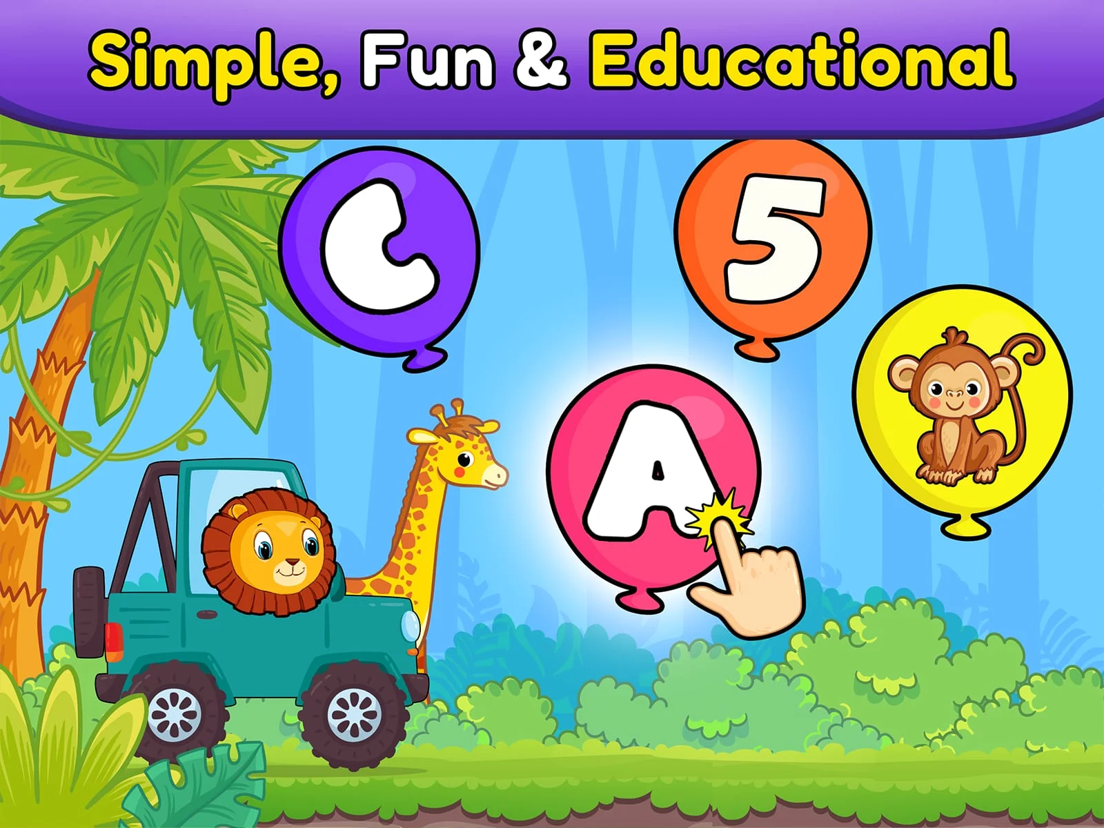 Balloon Pop Kids Learning Game Screenshot 2