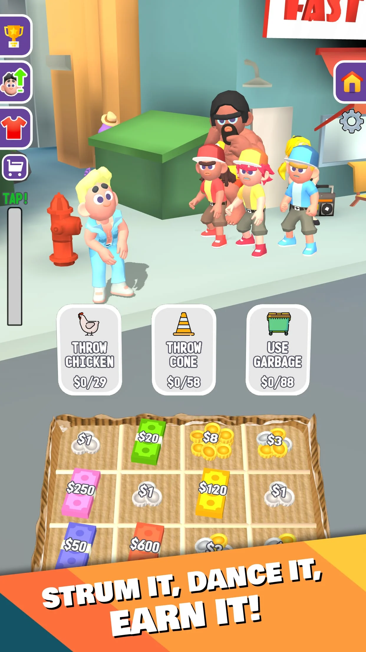 Street Life: Beg Get Rich Game Screenshot 4