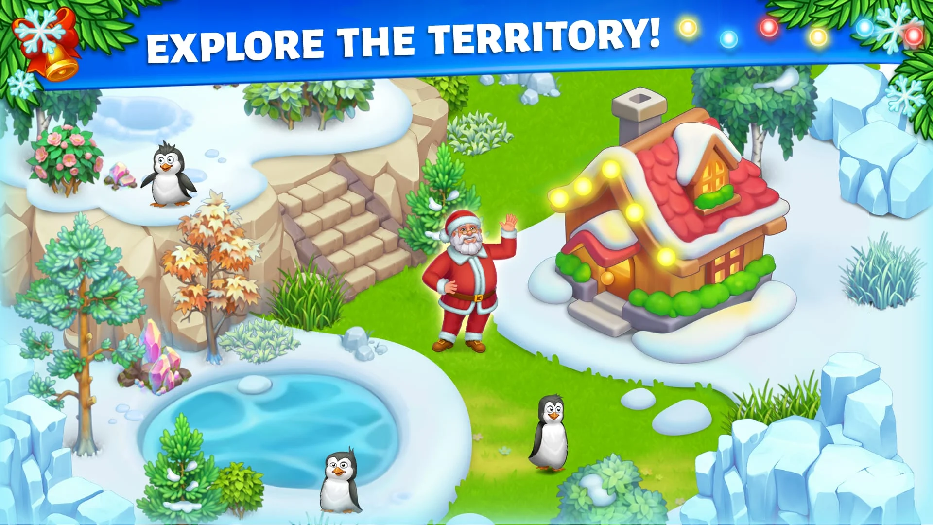 Snow Farm - Santa Family story Screenshot 2