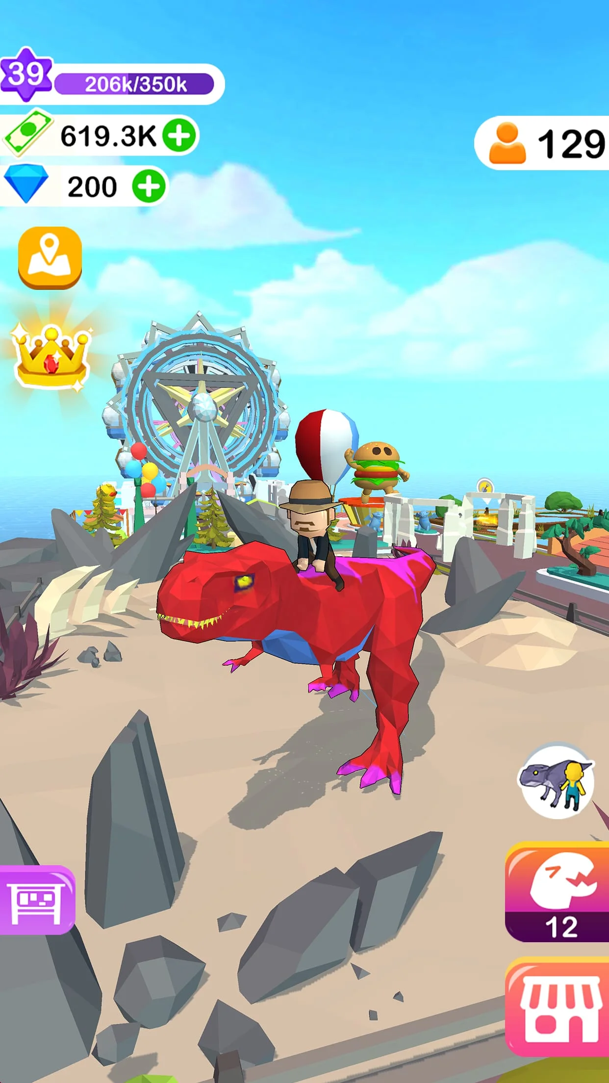 Dino Tycoon - 3D Building Game Screenshot 4