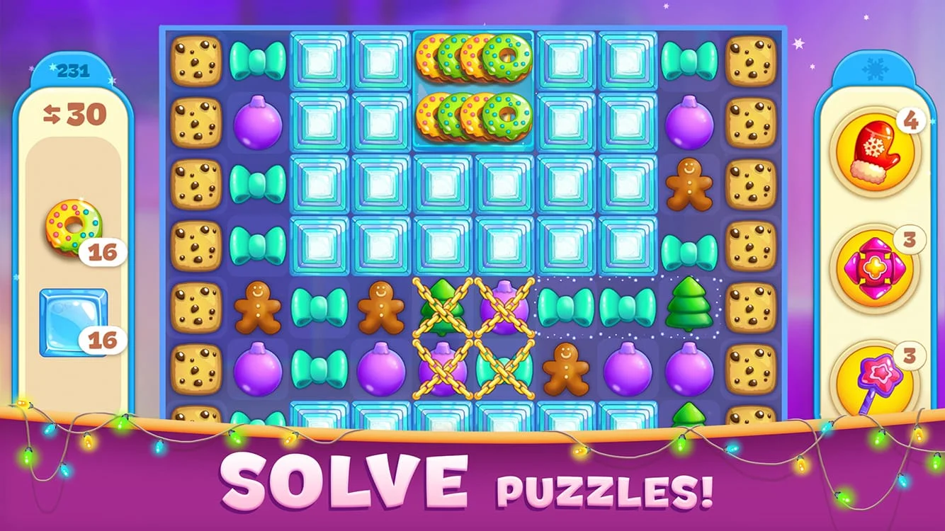 Christmas Sweeper 4 - Match-3 Screenshot 4