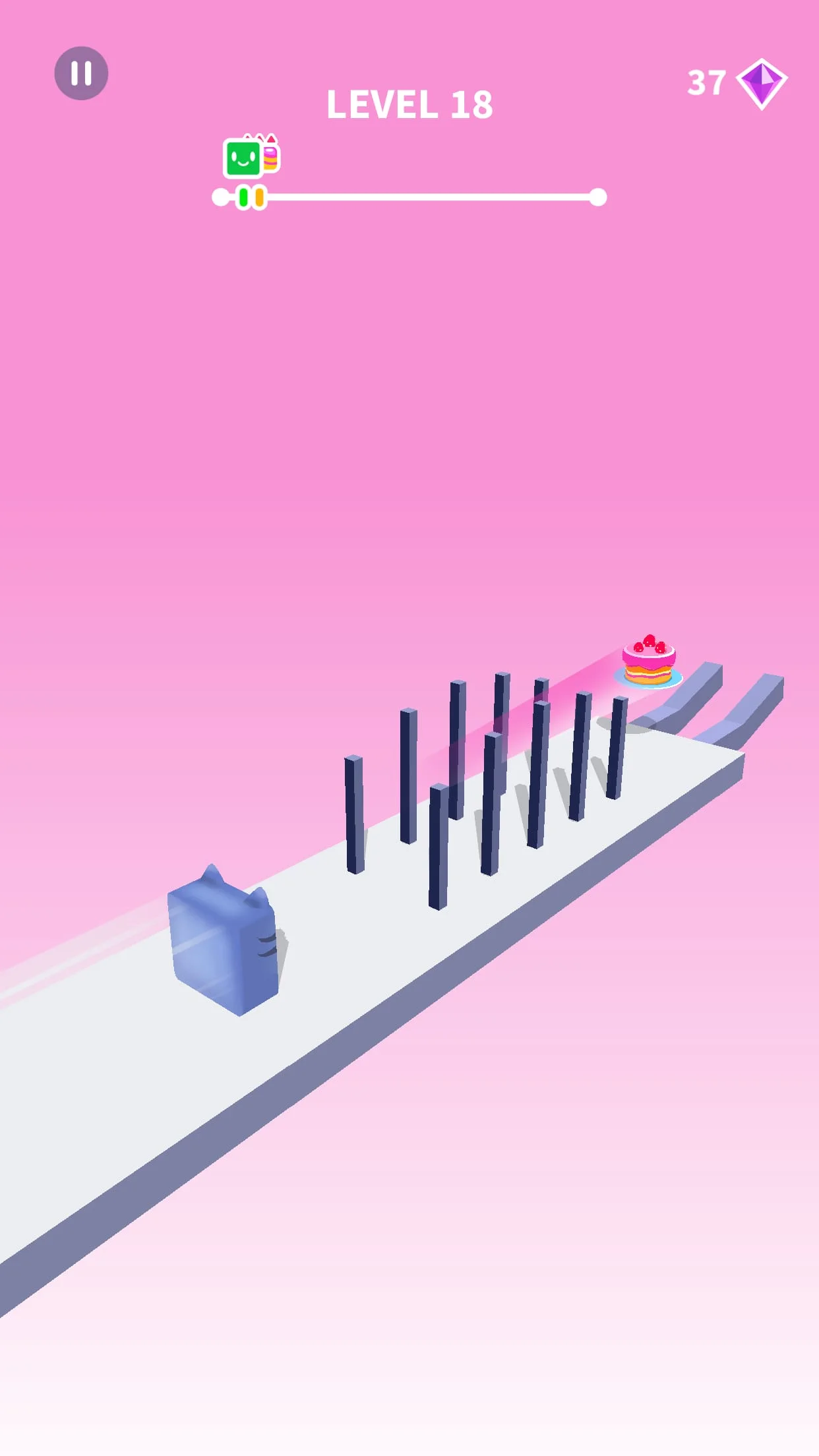 Jelly Shift - Obstacle Course Screenshot 2