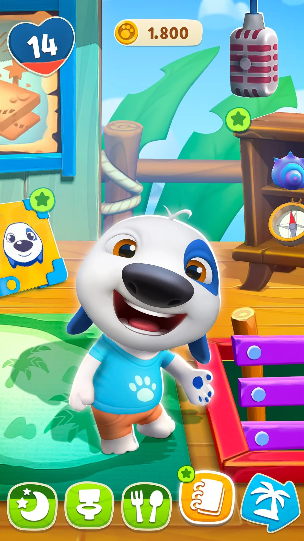 My Talking Hank: Islands Screenshot 1