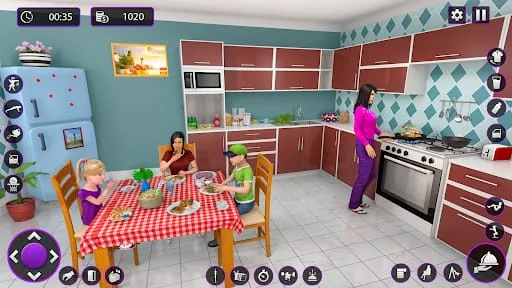 Single Mom Sim Mother Games Screenshot 2