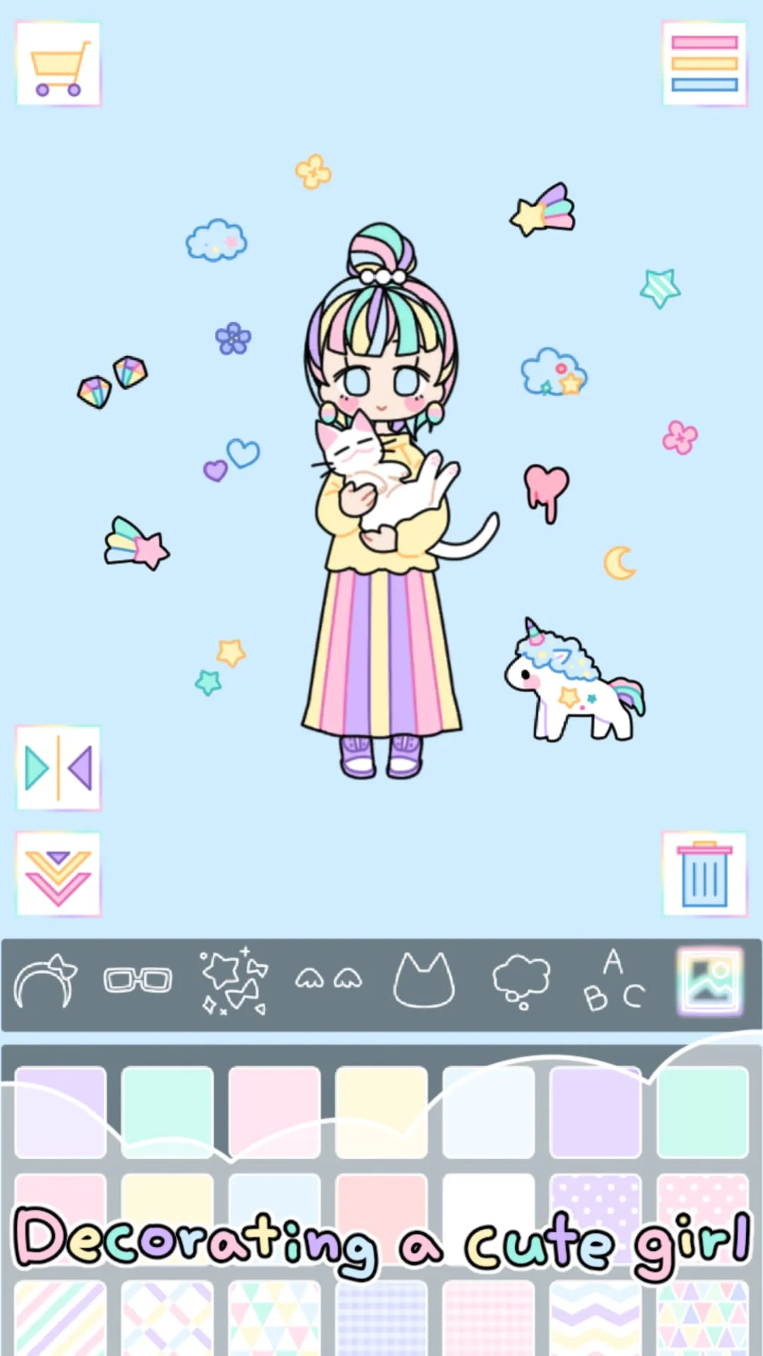 Pastel Girl : Dress Up Game Screenshot 2