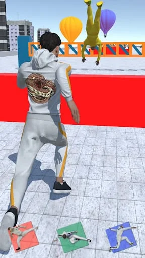 ParkoV: parkour rooftop runner Screenshot 1