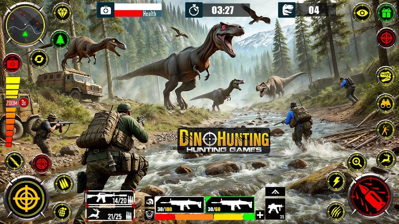 Wild Dinosaur Hunting Zoo Game Screenshot 2
