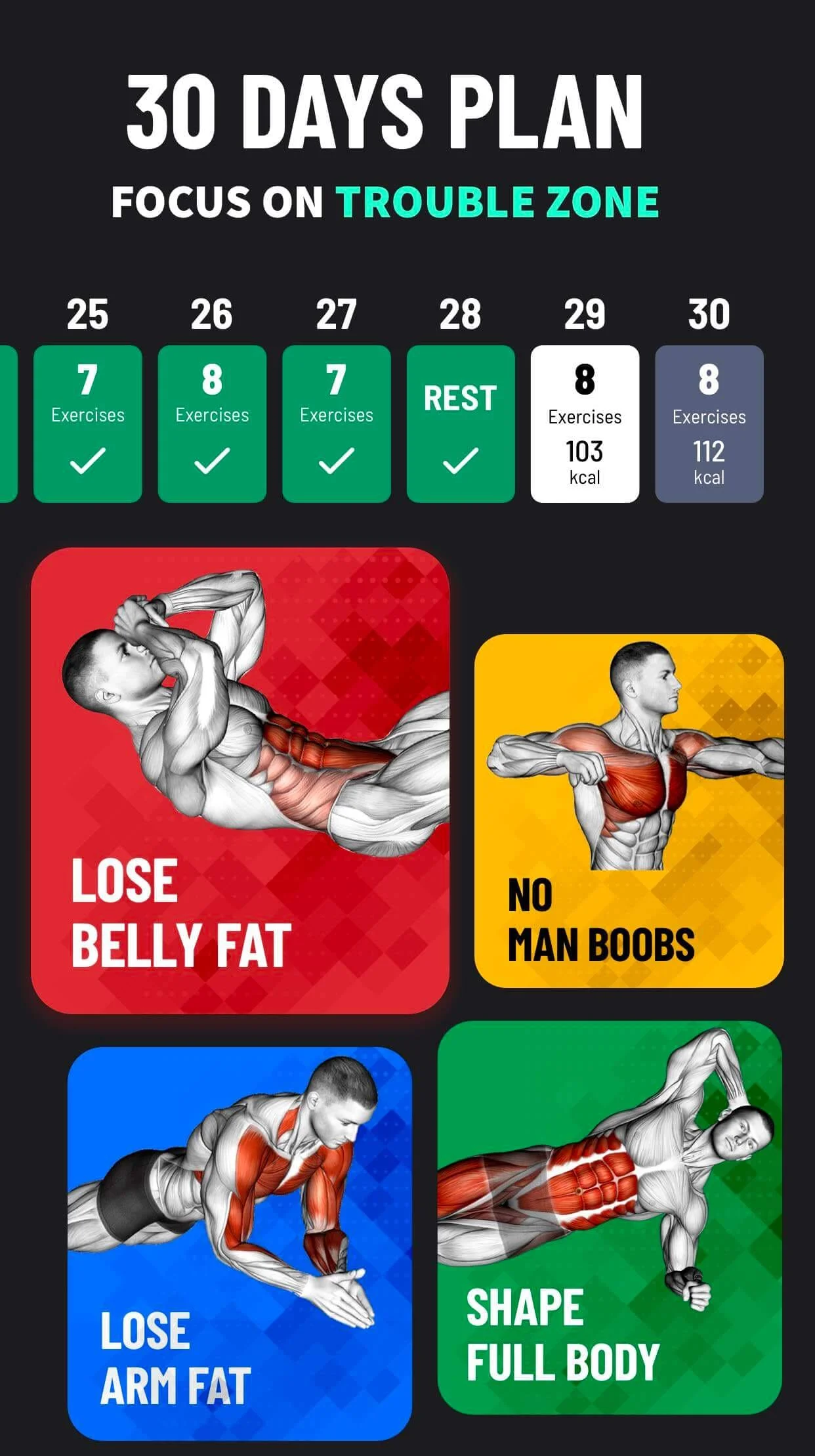 Lose Weight App for Men Screenshot 2